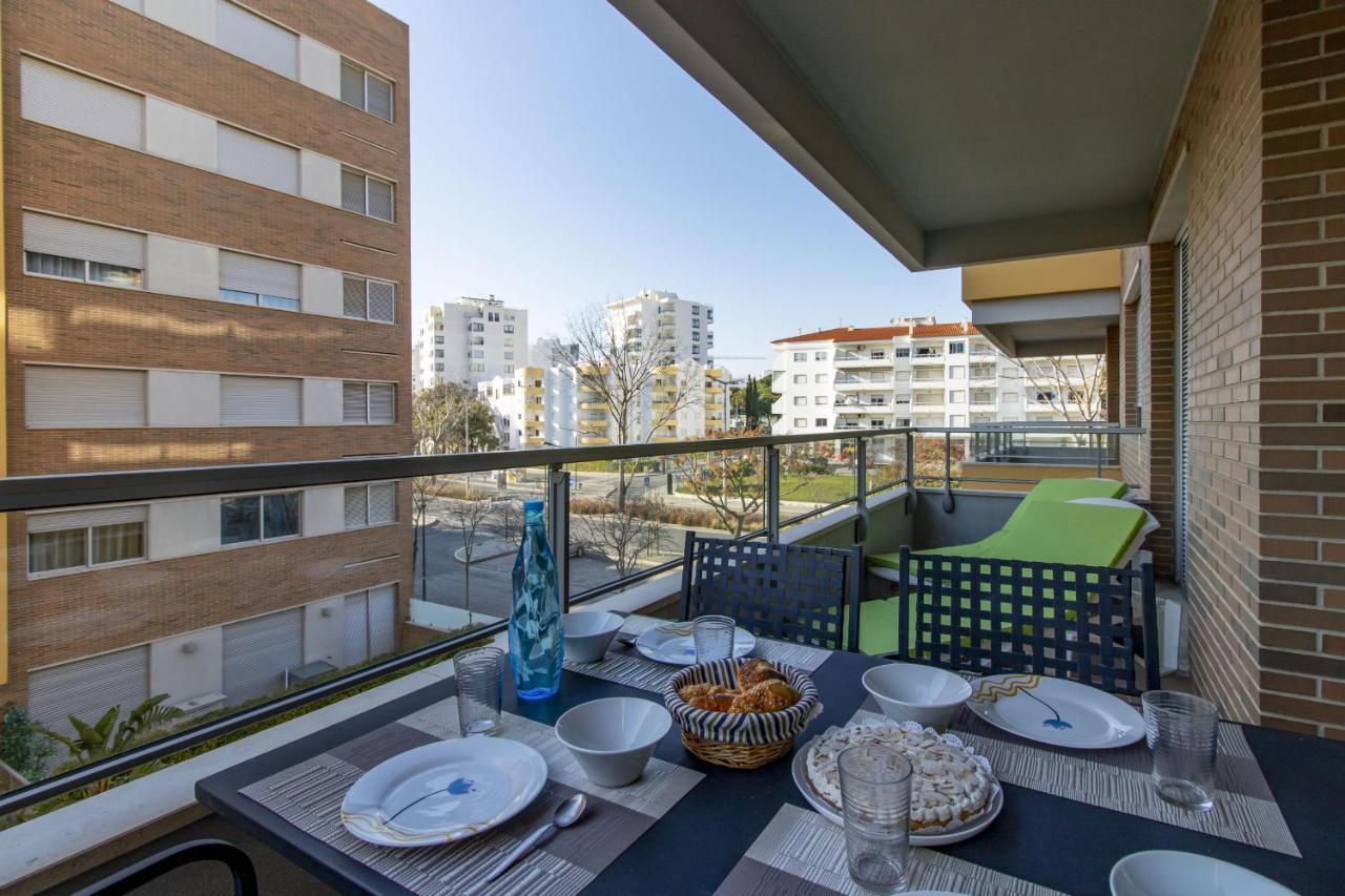 Apartamento Carteia Quarteira Exteriör bild